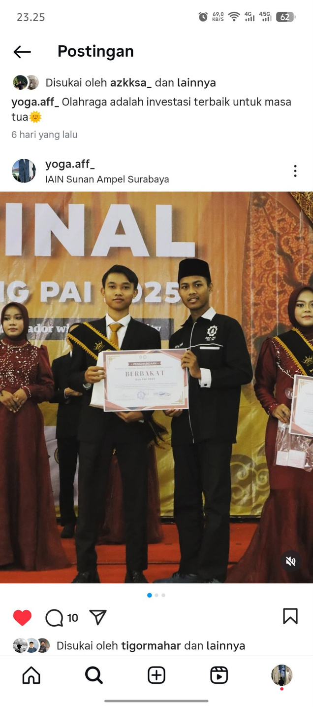 Peserta Berbakat GUS PAI UINSA 2025
